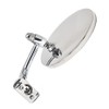 Peep Mirror 4 Inch With Curved Arm Driver Side Or
