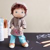 HABA Bambola Lian 306528 - Bambola in Tessuto per Bambini