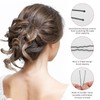 200Pcs U Shaped Hair Pins Waved Hair Pins for Women