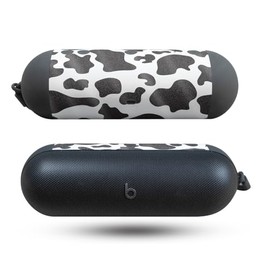 Glossy Glitter Speaker Skin Compatible with Beats Pill (2024) - Cow Print - Premium 3M Vinyl Protective Wrap Decal Cover - Easy to Apply | Crafted in The USA by MightySkins