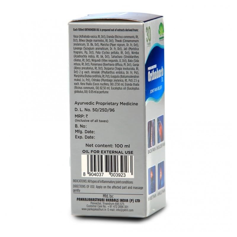 Generic Ortho herb Oil, 100ml, Pack of 1