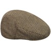 Country Gentleman Wool Blend British Ivy Cap - Brown Houndstooth/M