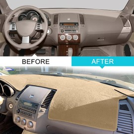 puxhig Dash Cover Custom Fit for Nissan Altima 2005 2006 Dashboard Cover Mat Pad (05-06 Beige)