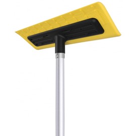 Never-Scratch SnowBuster | 16.5-Foot Snow Roof Rake | EVA Soft Foam Pad Snow Removal Tool | Heavy-Duty Aluminum Handle | S-Shaped Push/Pull Design for House Roof, Solar Panels, Car Snow and Leaves