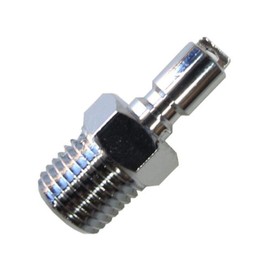 Scuba Choice Diving BCD Adapter – Standard Male BC to 1/4" NPT Stainless Steel Fitting – Corrosion-Resistant & Durable for Air Hose and Regulator Connection