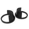 MACHSWON 6.5inch 2Pcs Plastic Car Audio Woofer Speaker Water Resistant