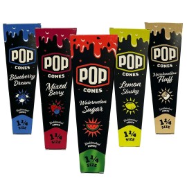 Pop Cones - Variety Pack 2.0-1 1/4 Size, Unbleached - 5 Packs