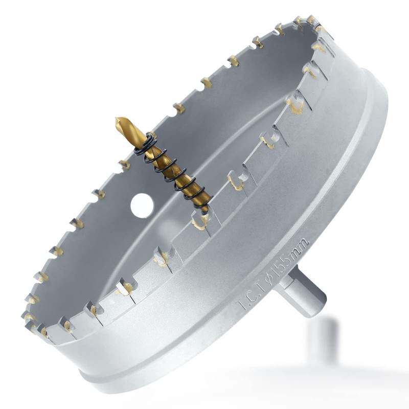 Luomorgo 6-1/8" 155mm TCT Carbide Hole Saw Tungsten Carbide Tipped