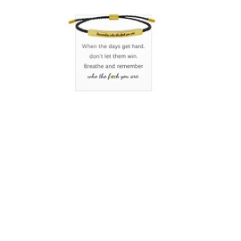 MEMFALL Remember Who The You Are Bracelet Motivational Bracelet for Women Message Engraved Bracelets Jewelry for Sisters Friends (style 1)