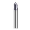 ASNOMY 6 mm Solid Carbide Chamfer Cutter 3 Flutes V