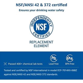 Waterdrop Replacement for Brita® Filters, Pitchers, Dispensers, NSF Certified Pitcher Water Filter, Brita® Classic OB03, Mavea® 107007, 35557, and More, Pack of 6