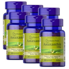 Puritans Pride Natural Astaxanthin 10mg softgel Puritans Pride Natural Astaxanthin, 30 tablets, 6 pcs / 퓨리탄스프라이드 내추럴 아스타잔틴 10mg 소프트젤 Puritans Pride Natural Astaxanthin, 30정, 6개