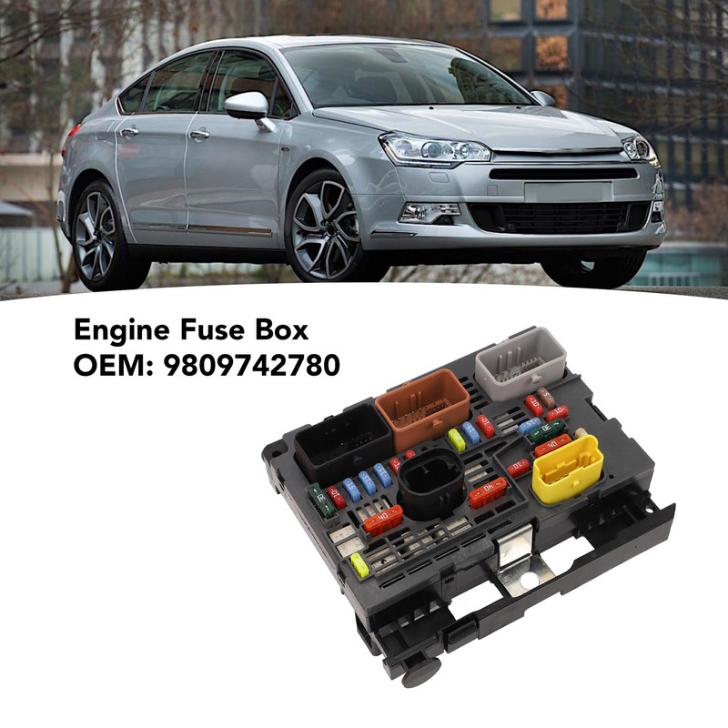 Engine Fuse Box Reliable Circuit Protection Enhanced Safety Replacement for