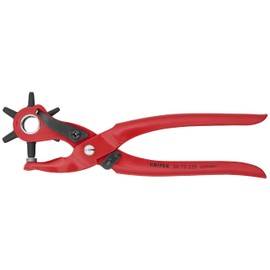 KNIPEX - 90 70 220 Tools - Revolving Punch Pliers (9070220), Red