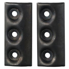 SSHHUI 2PCS Black Woodworking Accessory Planing Cover Durable 80.3mm Steel Blade Clamps Cover