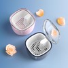 LONGHAO Braces Box, Dental Rescue Box, Portable Dentures Container Box,