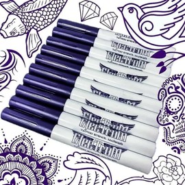 Electrum Tattoo Stencil Marker - Piercing Marking - Smudge Resistant Skin Marker Pen