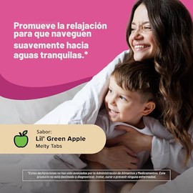 Renzo's Captain Calm - Suplemento de magnesio para niños con L-teanina, vitaminas disolubles para niños para relajación y apoyo al estado de ánimo, su