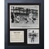 Legends Never Die "Babe Ruth At Bat Framed Photo Collage,