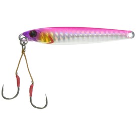JACKALL Metal Jig Lure Rustpateen TG 2.9 inches (73 mm), 1.4 oz (40 g), Pink Silver/Border Holo