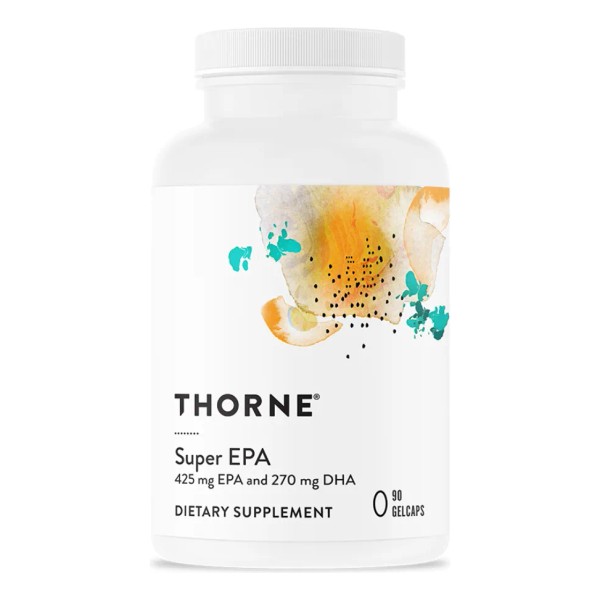 Thorne Super Epa, 90 Cápsulas De Gel Sabor Sin Sabor