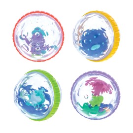 Nuby Nuby Bubbly Buds Interactive Bath Set - (4-Pack) Baby Bath Toys - 6+ Months