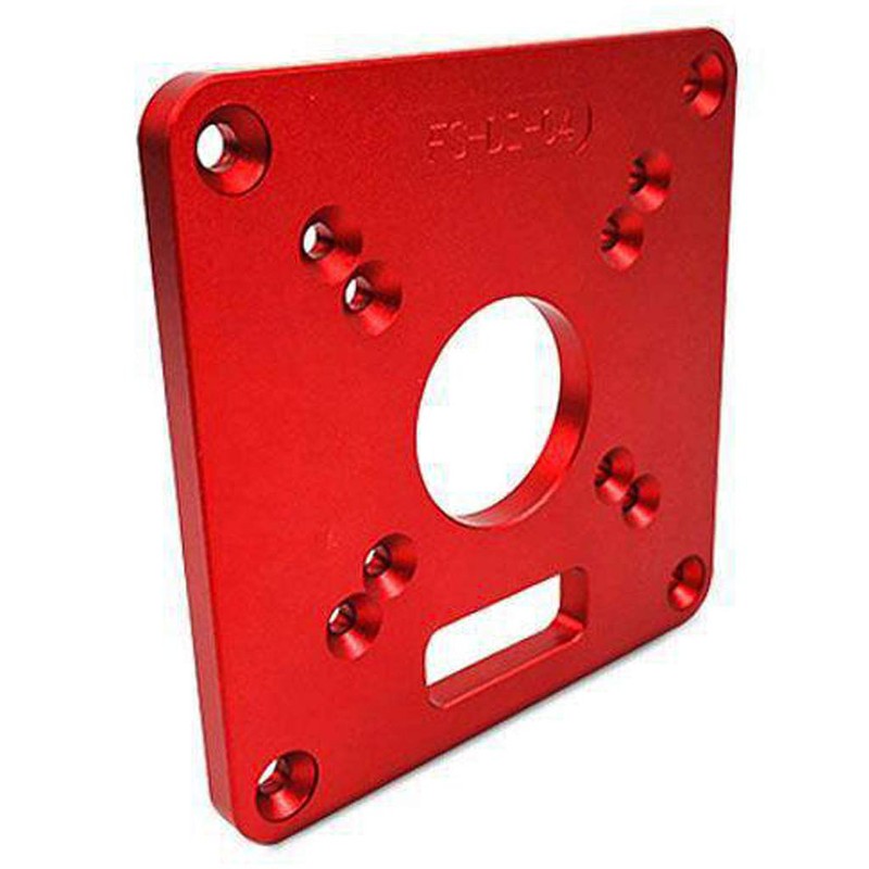 Router Plate Aluminium Alloy Router Table Insert Plate Universal Trimming