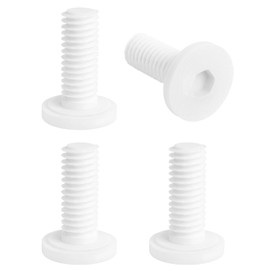 Storage Shed Bolts for Suncast/Craftsmen Resin Storage Shed Replacement Bolts 4 Pcs White (1.68In)