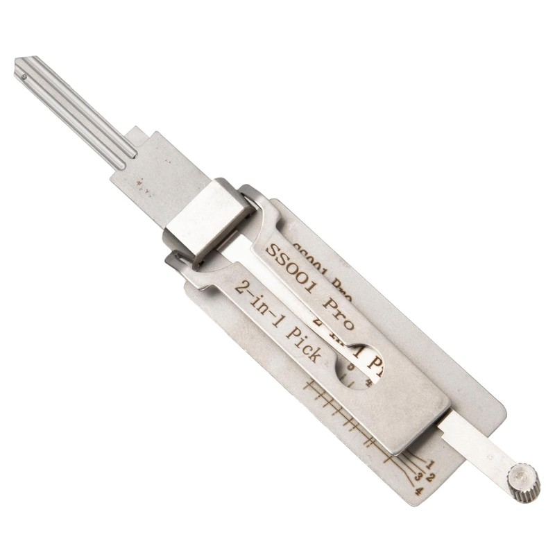 Stainless Steel Key Decoder, Master Key Decoder, Lock Pick Decoder