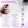 Gelike ec Nail Glue for Tips, Gel Nail Glue Extra