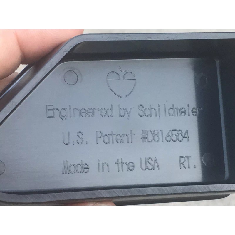 Engineered by Schildmeier, LLC Stake Pocket Covers Caps Rail Hole