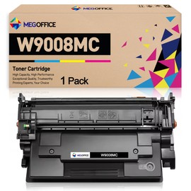 MEGOFFICE Compatible Toner Cartridge Replacement for HP W9008MC Black Toner Cartridge W9008 for HP Managed E50145dn Flow MFP E52645c E52645dn Printer ( Black 1-Pack)