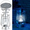 Lunartec Storm Lantern LED Solar: Set of 2 Dimmable High-Power