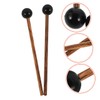 Abaodam 2 Pairs Wood Tongue Drum Mallets Percussion Sticks for