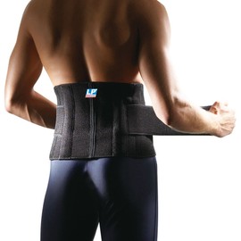 LP Support Extreme 773 Lightweight Back Brace, Black, Medium