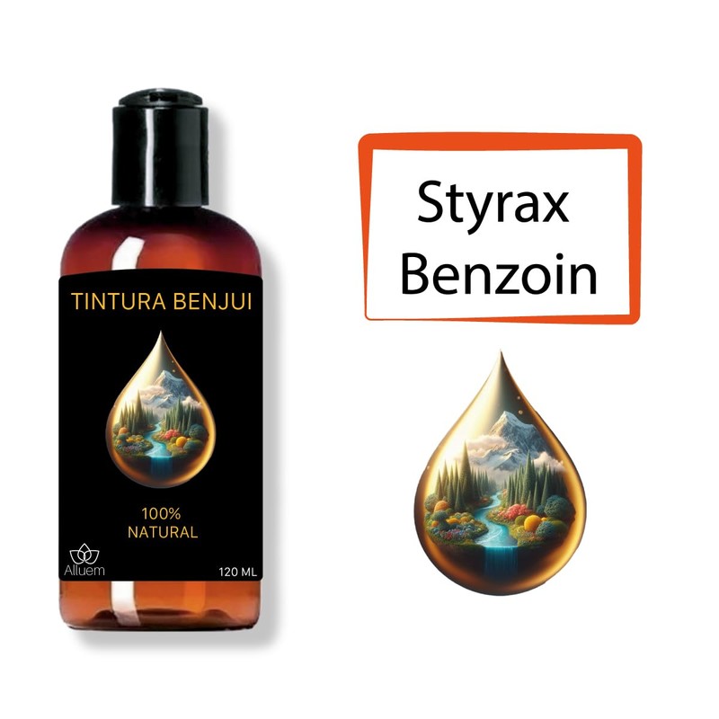 Tintura Benjuí 100% Natural de Alluem, 120 ml