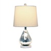 Lalia Home Contemporary Kissy Pear Table Lamp with Gray Fabric
