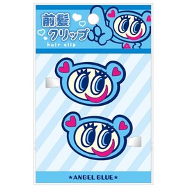 Angel Blue Rubber Bangs Clip Nakamra-kun Hair Clip
