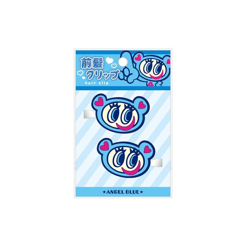 Angel Blue Rubber Bangs Clip Nakamra-kun Hair Clip