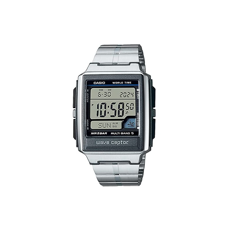 [CASIO] Watch Wave Ceptor 【Domestic Genuine Product】Radio-Controlled Watch WV-59, Silver,