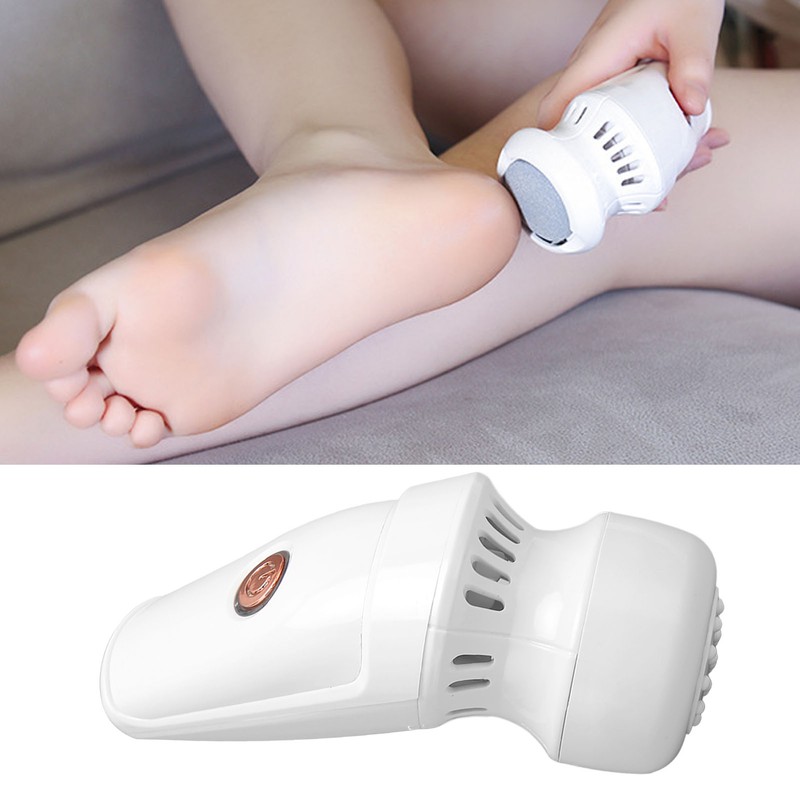 Electric Foot Callus Remover Massaging 2 Gears Portable Detachable Rechargeable
