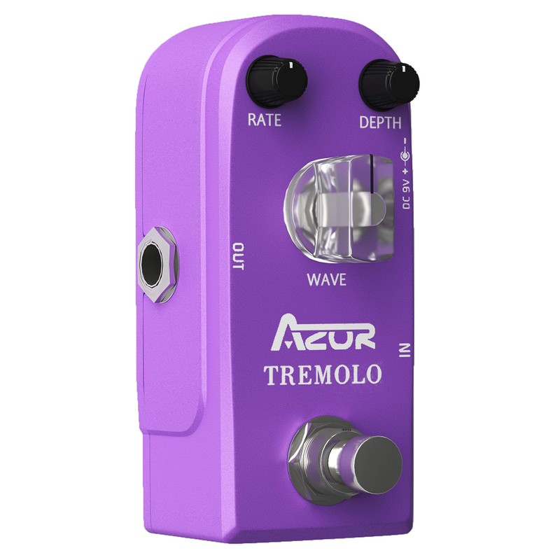 AZOR Tremolo Pedal Purple Tremolo Guitar Pedal Analog Effect Pedal
