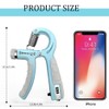 Hand Grips Strengthener with Count, Finger Handgrip Wrist Squeezer Exerciser