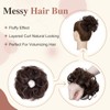 Elailite Human Hair Messy Bun Scrunchies Updo Real Hair Hair