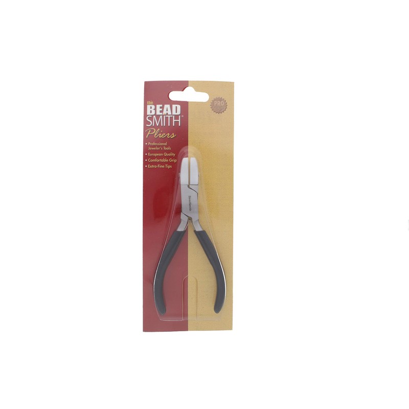 The Beadsmith Double Flat Nose Nylon Jaw Pliers – 5in