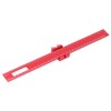 Woodworking Pocket Ruler 12in Multifunctional Metric Inch Woodwork Adjustable Sliding