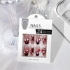 HAPVITAL 24 Pcs Nail Tips, Nail Tips, Popular, 3D Nail