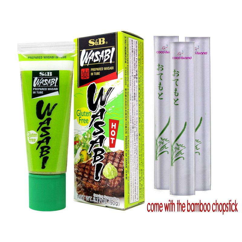 Prepared Wasabi in Tube, Family Size, 3.17 oz (90 g)