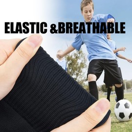 GIEEU 3 Pairs Football Sock Sleeves, Team Leg Sock Sleeve, Footless Football Socks for Football Running or Training Beginner