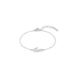 Lacoste Crocodile Chain Bracelet for Women - Stainless Steel Jewelry, Adjustable - Chic Collection, Fashion Accessory - Gift for Her